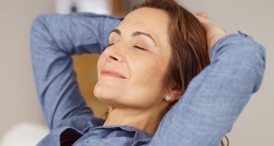 Relaxing patient after sedation dentistry visit